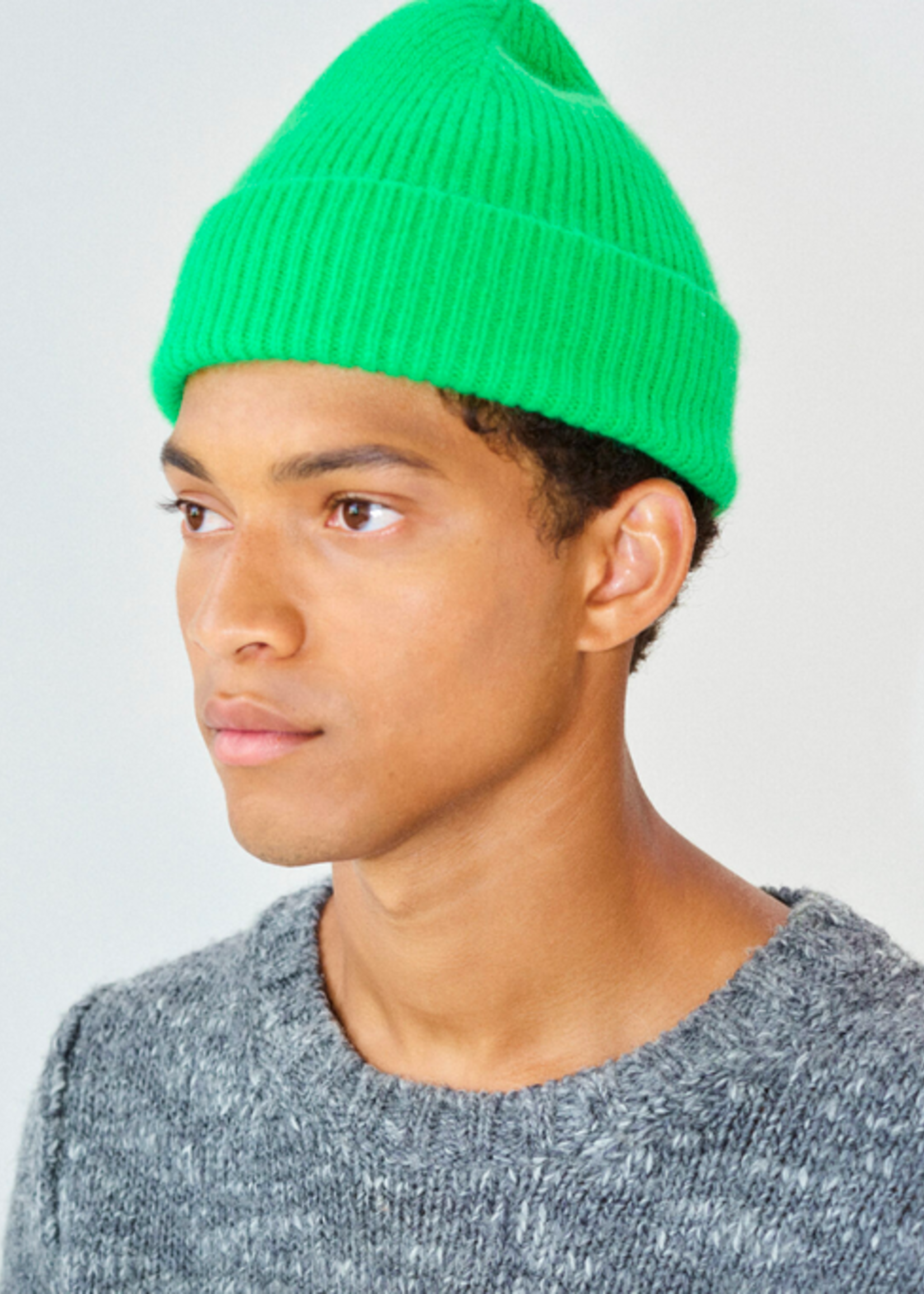 Le Bonnet Beanie Neon Green