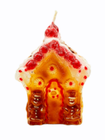 cereria introna Italian candle Christmas House  8×8 h12 cm