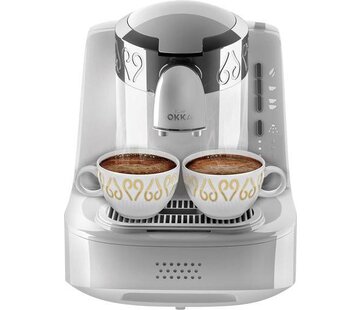 ARZUM Arzum Okka Wit Zilver Koffie zet Apparaat