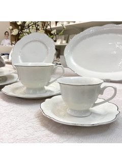 BRICARD PORCELAIN Bricard Arras Turk Kahvesi Fincan Takımı