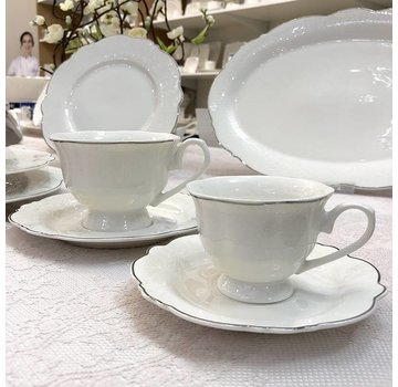 BRICARD PORCELAIN Bricard Arras Turk Kahvesi Fincan Takımı