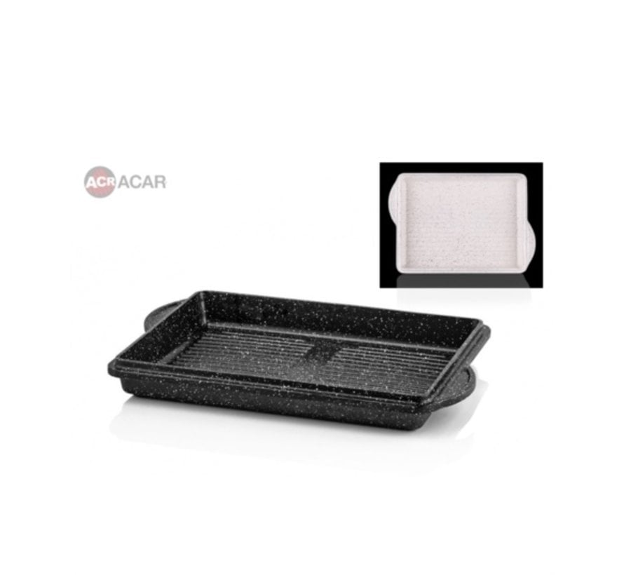 ACR GRANIT OVENSCHAAL 24 CM BLACK