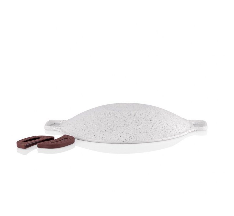 TAC CAST GRANIT WOKPAN 34 CM CREME