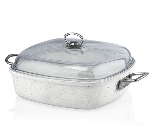 TAC TAC Granit Kookpan - Braadpan Cream 28 Cm