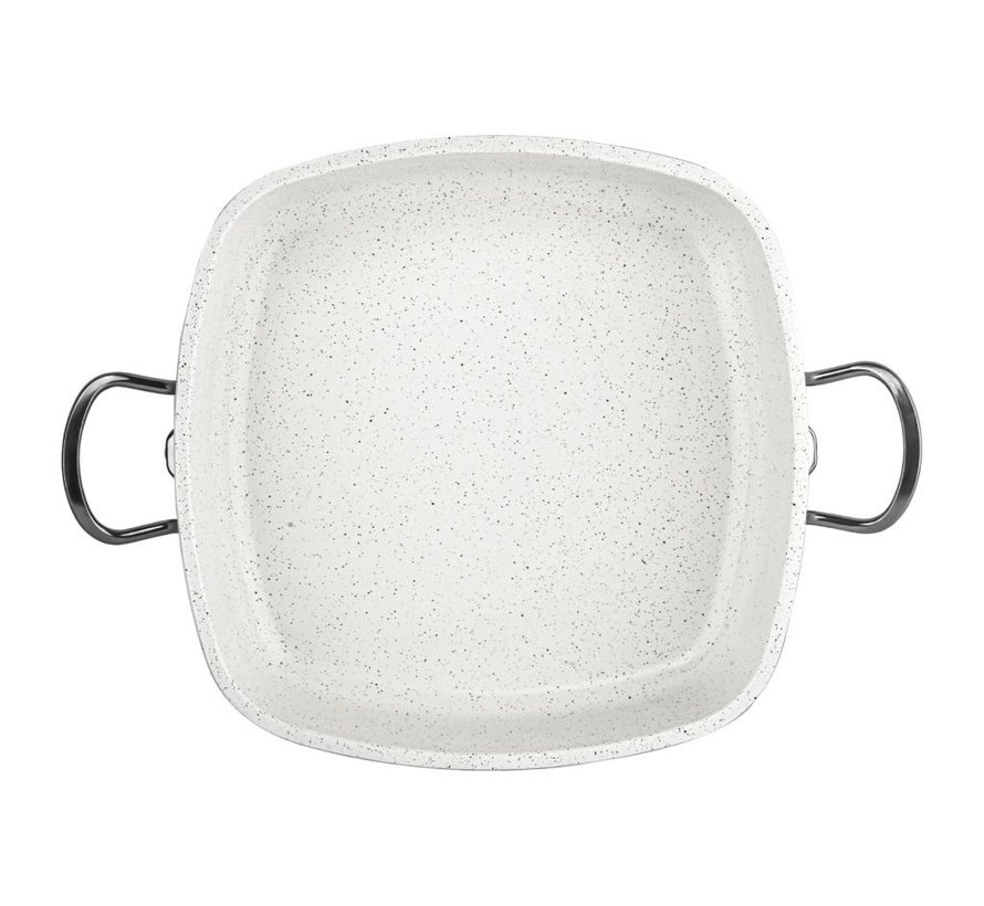 TAC Granit Kookpan - Braadpan Cream 28 Cm