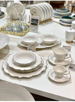 BRICARD PORCELAIN Bricard Bron 25 Parca Yemek Takımı Goud