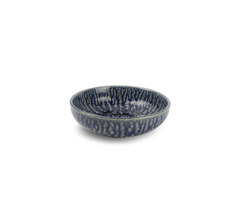 F2D Assiette creuse 18xH5,5cm cobalt Oxido