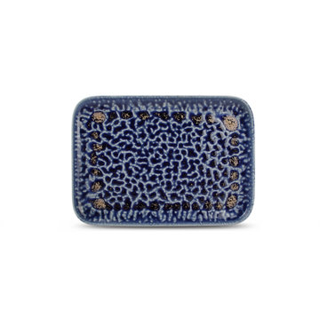 F2D Cobalt Oxido Plat Bord 28x20 cm Blauw