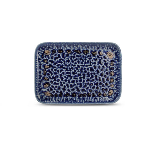 F2D Cobalt Oxido Plat Bord 28x20 cm Blauw