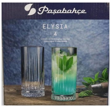 PASABAHCE Pasabahce Elysia Limonade Glazen 4 Delig 280cc