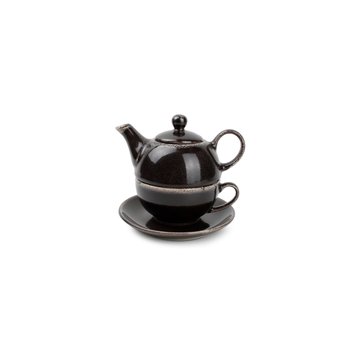 S & P S&P Tea for one Set schwarz Artisan