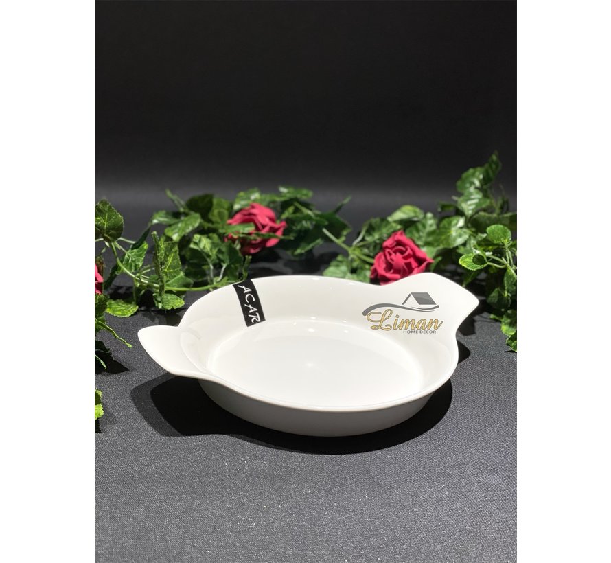 ACR Bianco Perla Omlet Tabağı 27 Cm