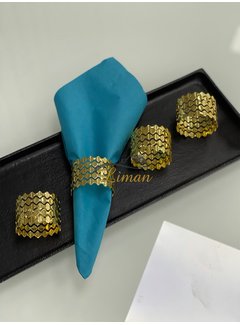 Cosy COSY NAPKIN RING COLD SET4