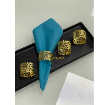 Cosy COSY NAPKIN RING COLD SET4