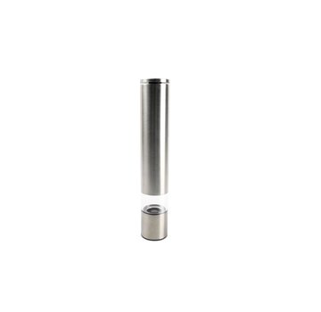 Spice Pepper/salt grinder H28,5cm Silver