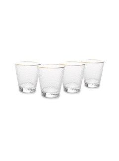  S|P Collection Elegance Glas 29,5cl mit Goldrand -Set/4