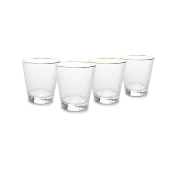  S|P Collection Elegance Glas 29,5cl mit Goldrand -Set/4