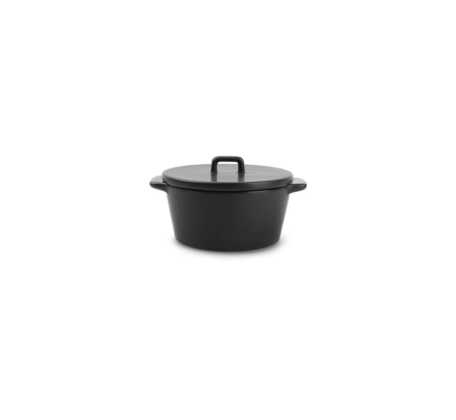 Ardo Baking dish 15/10xH5,5cm with lid black