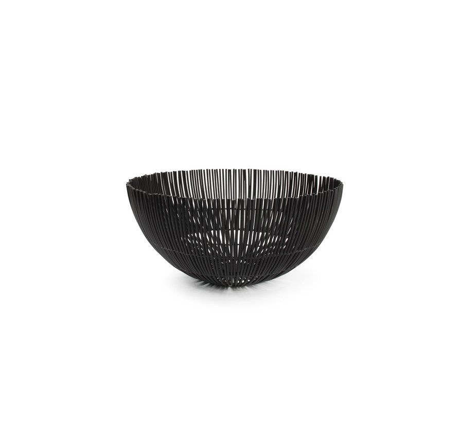 Iris Wire basket 25xH12cm black