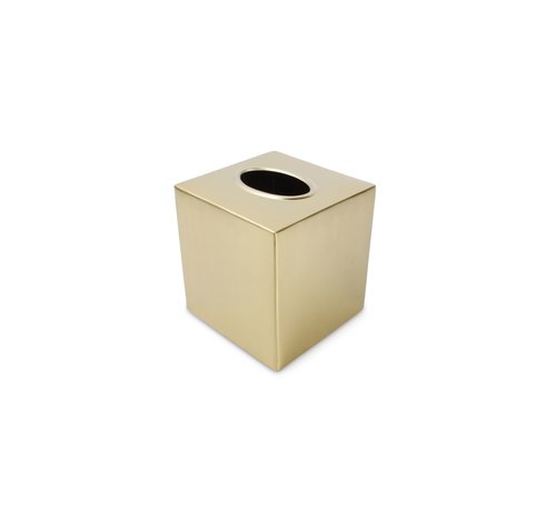 S|P Collection Vanity Tissue box 12,5x12,5xH12,5cm gold