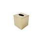 Vanity Tissue box 12,5x12,5xH12,5cm gold