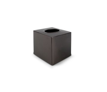  S|P Collection Vanity Tissue box 12,5x12,5xH12,5cm burshed black