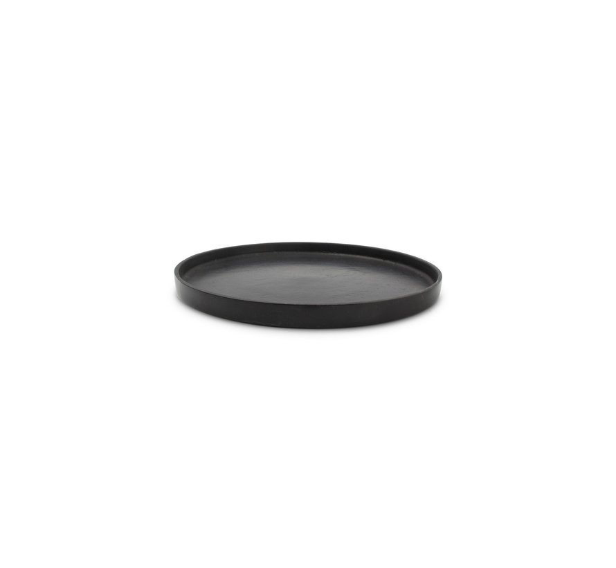 Palace Decorative dish 25xH1,5cm black