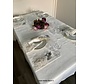 Menekse Tafelkleed Set Met Placemat Cream 34 Dlg