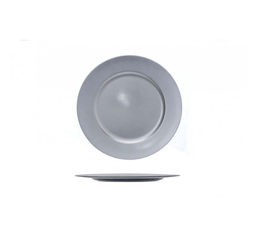 Ronde Placemat Zilver 33X33XH2CM ( 4 DELIG )