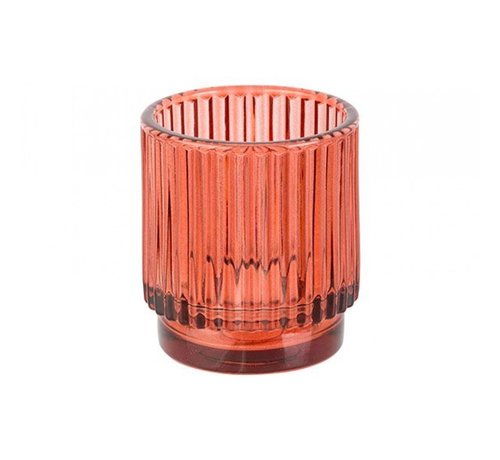 BOUGEOIR ROUGE D7XH8CM VERRE