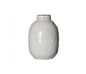 MINI KRUG VASE BEIGE KERAMIK D7,5XH11CM