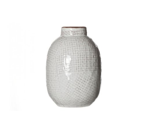 Mini Bej Keramik Vazo D7,5X11CM