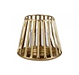 WINDLICHT GOLD 14,5X14,5XH12,5CM METALL