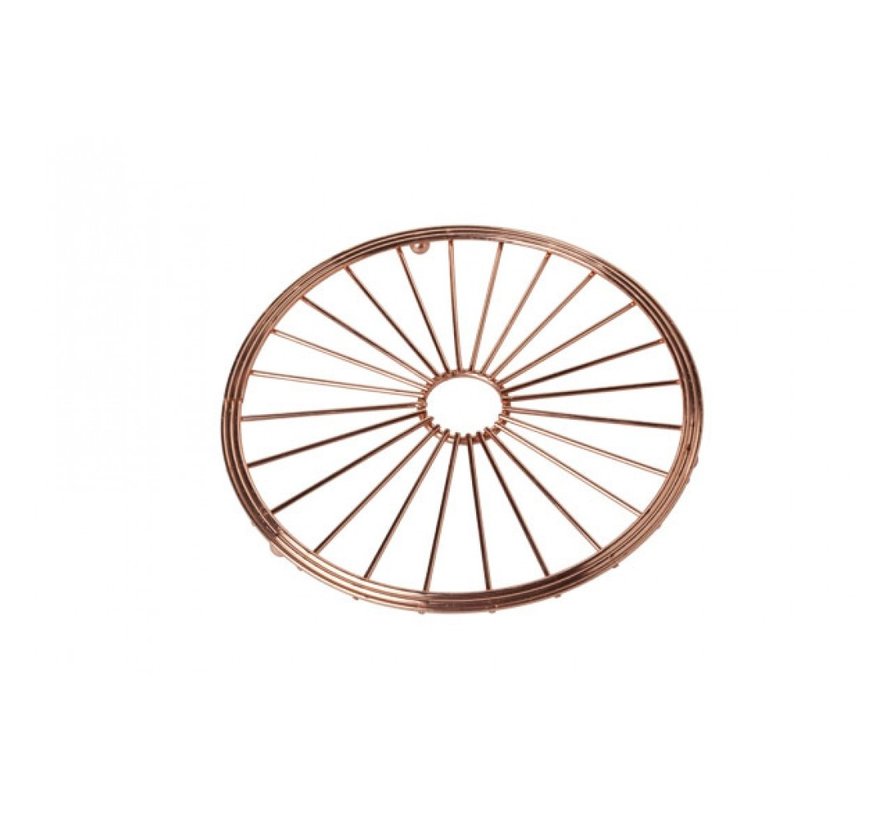 TRIVET COPPER PLATED D20XH1CM