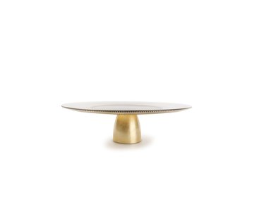  S|P Collection Cake stand 33xH10cm gold Glint