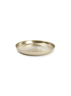  S|P Collection Deco dish 35xH4cm structured gold Glint