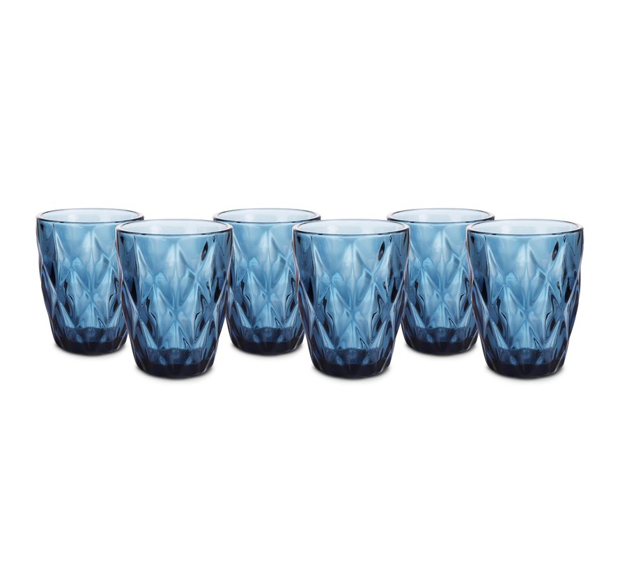 Okta Verre 24cl blue set/6