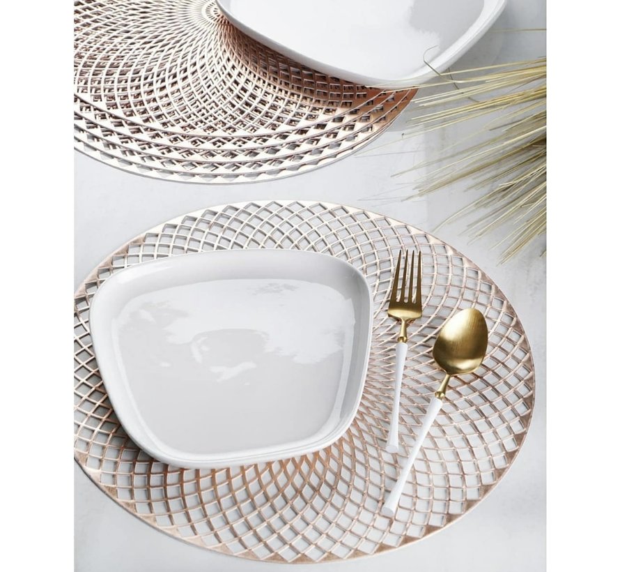 ACR Placemat Rosegold 6 Dlg