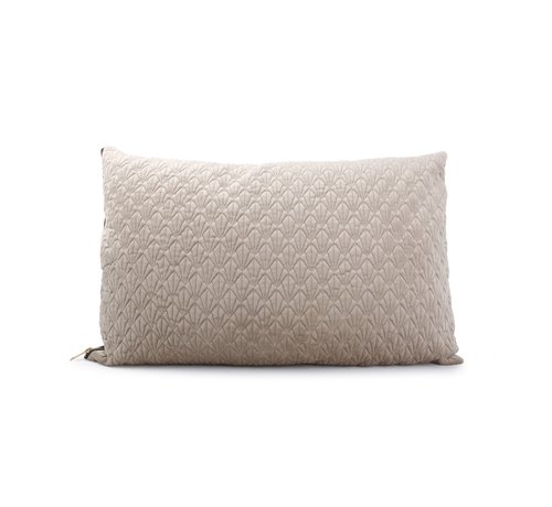 S|P Collection Snooze Coussin 60x40cm velvet taupe