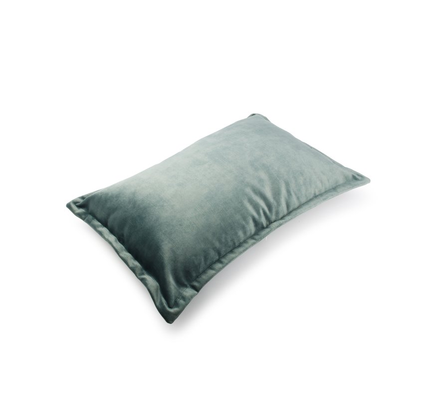 Lounge Coussin 60x40cm velvet vert menthe