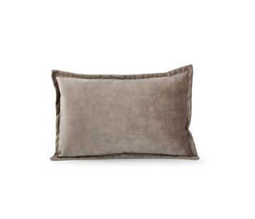  S|P Collection Lounge Coussin 60x40cm velvet taupe