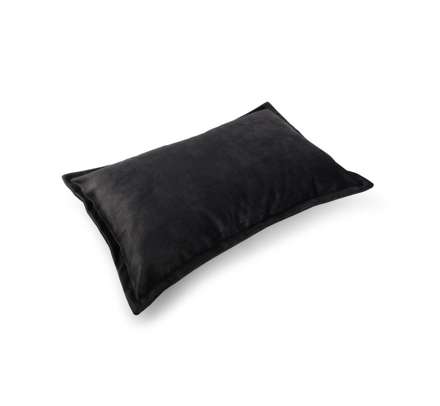 Lounge Pillow 60x40cm velvet black