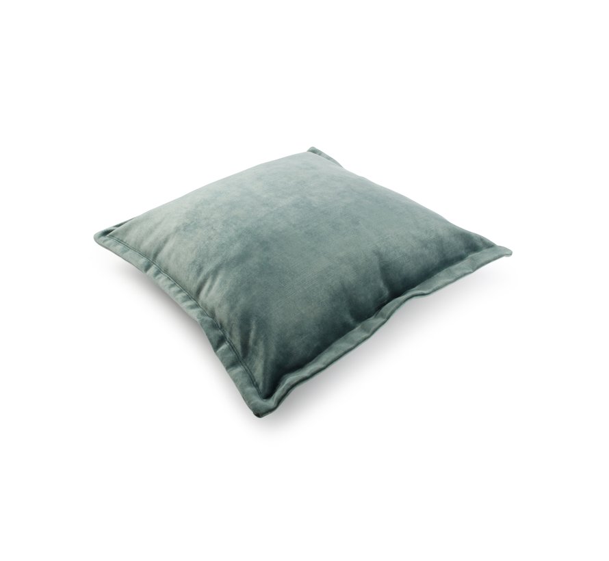 Lounge Coussin 45x45cm velvet vert menthe