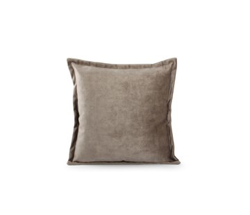  S|P Collection Lounge Coussin 45x45cm velvet taupe