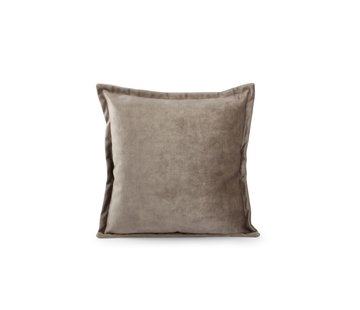  S|P Collection Lounge Kussen 45x45cm velvet taupe