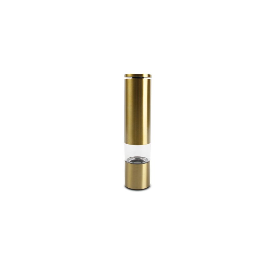 Spice Pepper/salt grinder H21,5cm gold