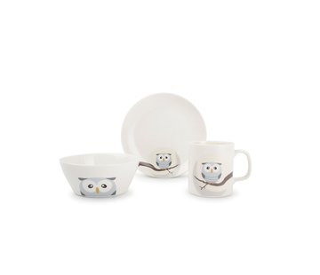 ONA Ona Children's dinner set 3 pieces Kids Owl