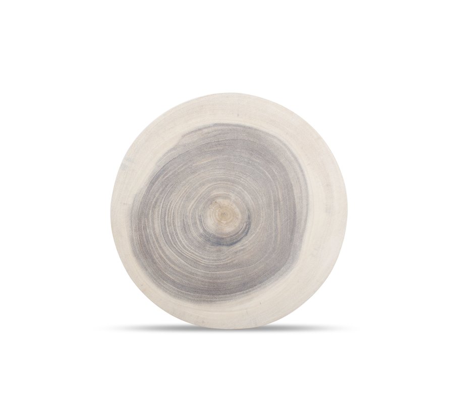 Serveerschaal 28cm hout Pale