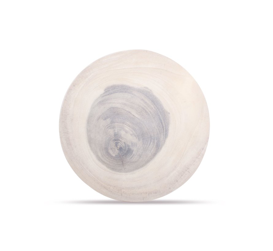 Serveerschaal 34cm hout Pale