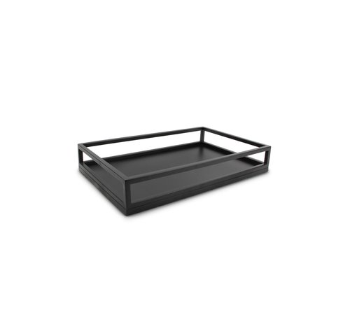 S|P Collection Serving tray 39,5x24,5xH7cm black Digna